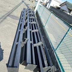 ガレージタイプ ユニットハウス コンテナ スーパーハウス プレハブ 仮設 現地組立 駐車場 物置 車庫 カーポートの画像