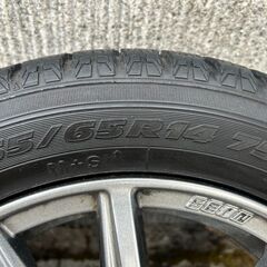 「スタットレスタイヤ・アルミホイールセット」155/65R14 NBOX使用の画像