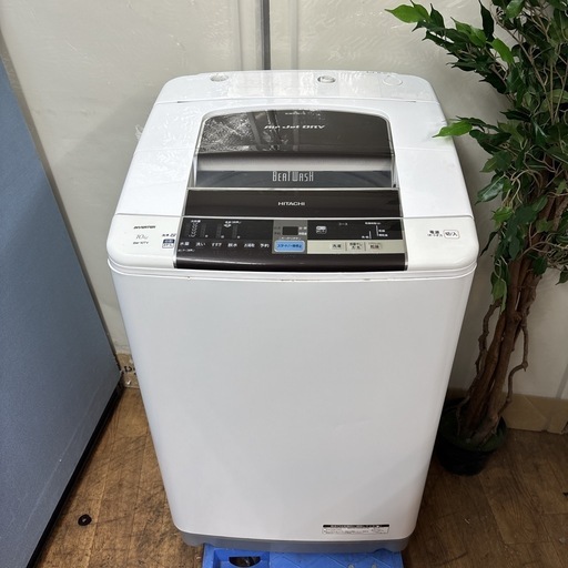 I651 ? ジモティー限定価格！ 大容量洗濯機！ HITACHI （洗濯：10.0㎏ ） ⭐ 動作確認済 ⭐ クリーニング済