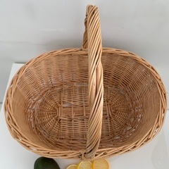 バスケット　かご【ヴィンテージ】（M)の画像