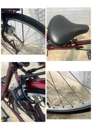 【中古自転車】一般車　26インチ　スタンダート　ファミリータイプ　ママチャリ