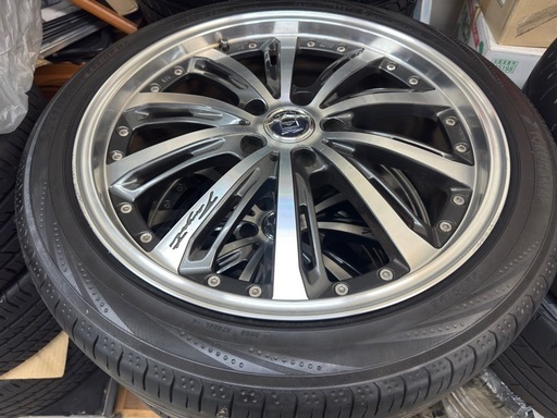 決まりました。19インチ タイヤホイール4本セット 山有り訳有り