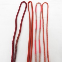 帯締め 7本セット 丸組 組紐 レース織 正絹 和装小物 着物用の画像