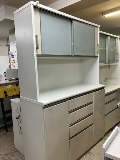 2503-912 ニトリ キッチンボード 上下2分割 固定ネジ有り キズ汚れ有り