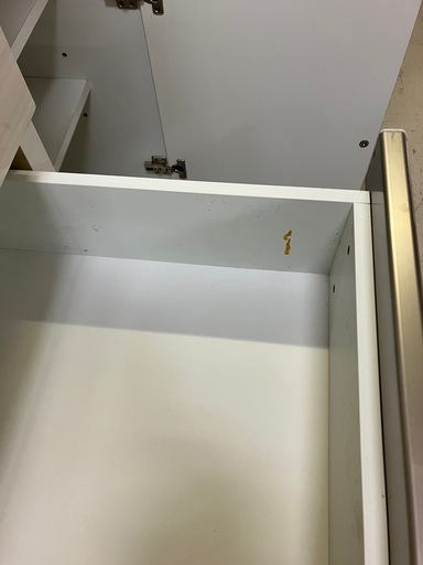 2503-912 ニトリ キッチンボード 上下2分割 固定ネジ有り キズ汚れ有り