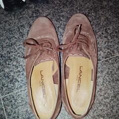 LANCEL ブラウン シューズ 23.5