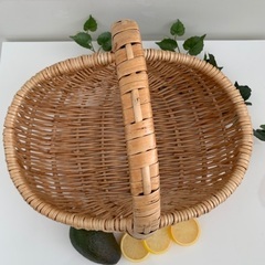 バスケット　かご【ヴィンテージ】（S)の画像