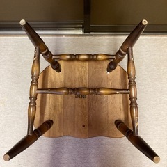飛騨産業 ダイニングチェア 木製 キツツキマークの画像