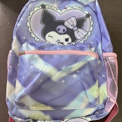 くろみちゃん　クロミちゃん　リックサック　サンリオ　クロミ　キャラクター　リック　バック　鞄　カバン　バックパック　大きめ　保育園リック　の画像
