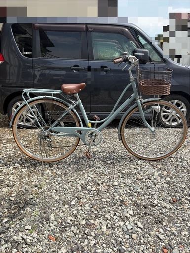 お値下げしました！ 】美品 ギアチェンジ6段階付 自転車 27インチ