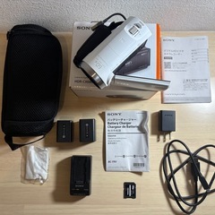 SONY HDR-CX680 各種付属品付 バッテリー2個 ハンディカム カメラの画像