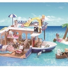 シルバニア 大きな海のクルーズボートの画像