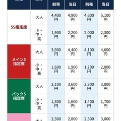 ヴォルティス　ペアチケット　ホーム　の画像
