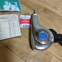 レトロ　ドライヤー　昭和　新品未使用　動作確認済　アンティーク　美容室　床屋　飾り　の画像