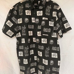 古着　VANZ バンズ　　柄シャツ