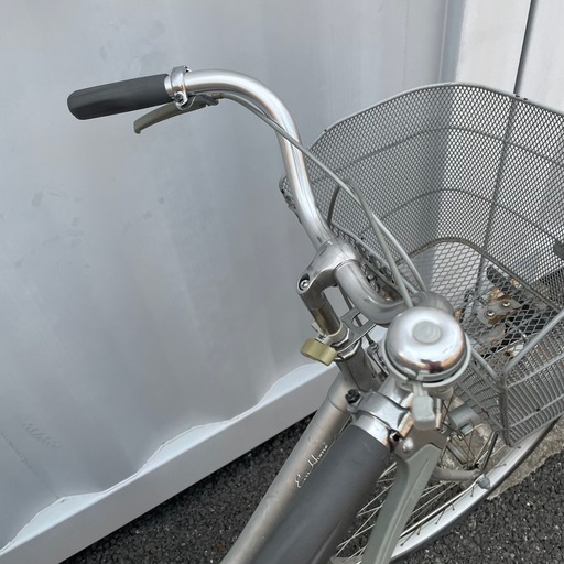 ブリヂストン製ママチャリ 26インチ自転車 カゴ/鍵/ライト付