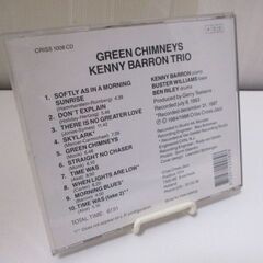 G♪23 CD ケニー・バロン・トリオ グリーン チムニーズ ジャズ KENNY BARRON TRIO GREEN CHIMNEYS Criss-1008 CDの画像