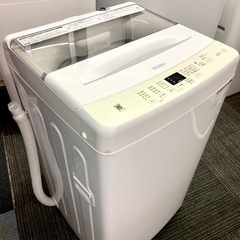 北九州市内配送無料　保証付き 2024年製全自動洗濯機 ホワイト JW-U45B(W) [洗濯4.5kg /簡易乾燥(送風機能) /上開き]の画像