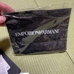 EMPORIO ARMANI新品タグ付きのベルト+未開封巾着袋‼️の画像