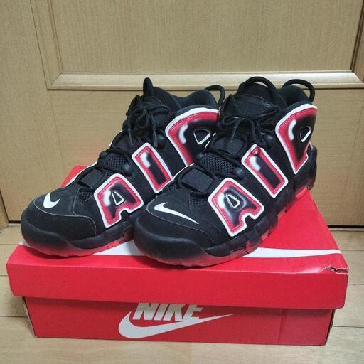 ★美品★\nNIKE\nAIR MORE UPTEMPO LASER CRIMSON