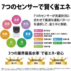 最終価格 早い者勝ち 新品未使用品 シャープ ドラム式洗濯機 ES-X11B-SLの画像