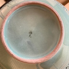 大花瓶　骨董品　透かし　網目の画像