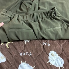 鶯色の夏に似合うズボンの画像