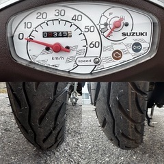 スズキ　レッツG シルバー　実働　動画あり　大阪の画像