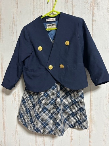 やはぎ幼稚園　制服セット女のコ用　110サイズ やはぎ幼稚園 制服セット女のコ用 110サイズ
