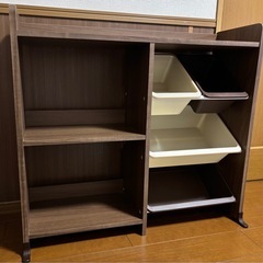 おもちゃ・絵本収納ラック