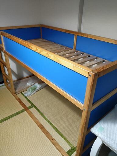 IKEA キューラ KURA ロフトベッド テント付き【引き取り限定
