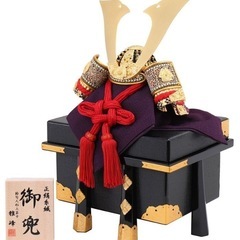 【ほぼ新品】　雅峰作「兜」一枚物 節句人形 兜 子供の日  五月人形 初節句の画像
