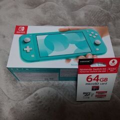 【新品未使用】Nintendo Switch Lite ニンテンドースイッチライト　SDカードセットの画像