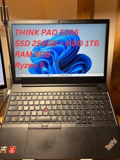 Think Pad 595 ノートパソコン 15.6インチ RAM 8GB