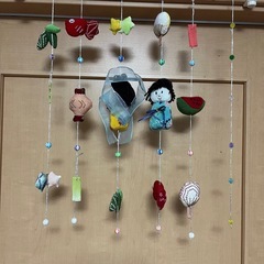 七夕飾りの画像