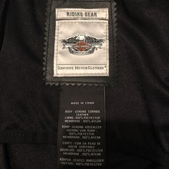 ハーレーダビッドソン/レザージャケット xsの画像