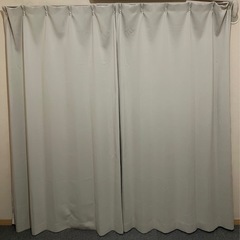遮光カーテン、レースカーテン100x200cm 各2枚セット