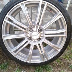 ATrum 希少Sizeタイヤバリ山 215 35 18 4H PCD100の画像