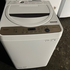 SHARP 全自動洗濯機　ES-GE6G-T
