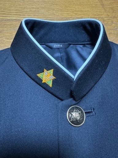【美品】東白石中学校　男子制服　160A