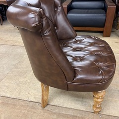 ソファーチェア クラシック家具 アンティークの一人掛けソファー