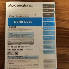 チューナー内蔵HDD搭載ビデオ一体型DVDレコーダー（ジャンク)
