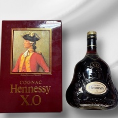 未開栓ヘネシー Hennessy XO 金キャップ クリアボトル...