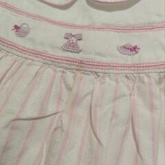 80サイズ ファミリア ワンピース 女の子の画像