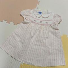 80サイズ ファミリア ワンピース 女の子
