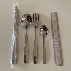  15点セット　レトロ ステンレス製カトラリーセットの画像