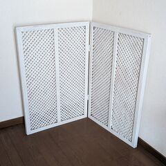 ガーデンフェンス　パーテーション　コーナー家具　カントリー調