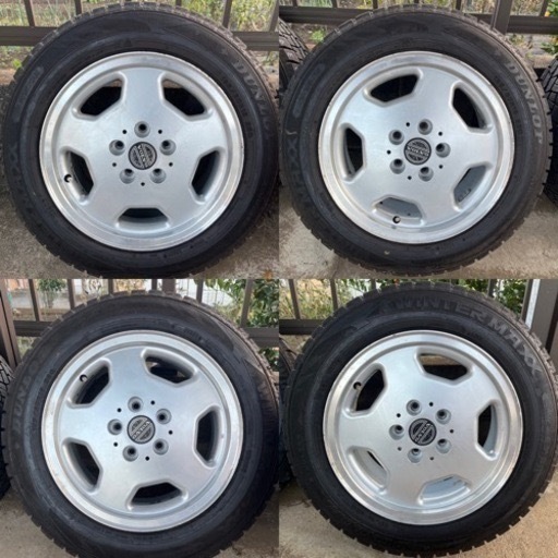【195/60R15】ボルボ 中古スタッドレスアルミセット