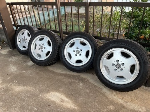 【195/60R15】ボルボ 中古スタッドレスアルミセット