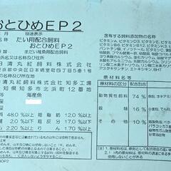【Amazon掲載品 直接現金払い可】日清丸紅飼料おとひめEP2(1.9～2.3mm)100g さかなのごはんの画像